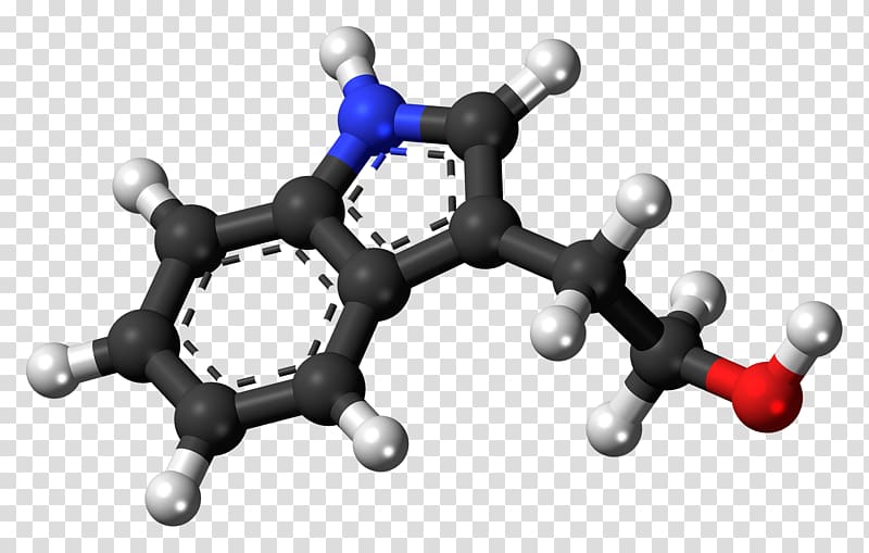 Molecule Benzene 4-Fluoroamphetamine Molecular model Ball-and-stick model, chemical molecules transparent background PNG clipart