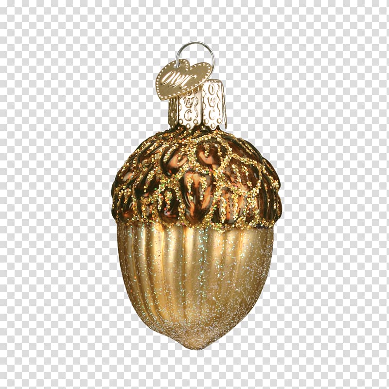 Christmas ornament Acorn Tradition Christmas decoration, acorn transparent background PNG clipart