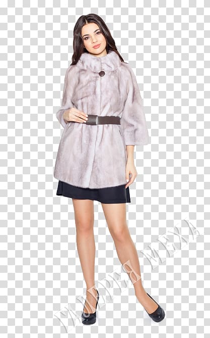 Fur clothing Overcoat Cardigan, fur coat transparent background PNG clipart