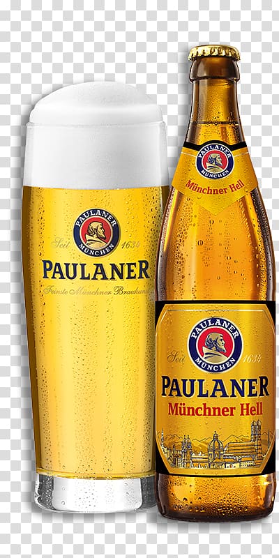 Paulaner Brewery Helles Beer Oktoberfest Munich, paulaner transparent background PNG clipart