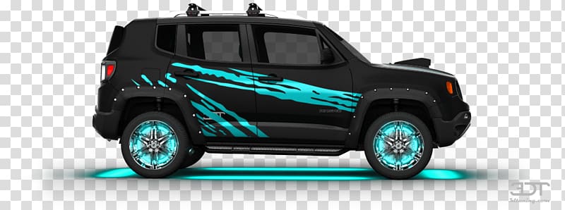 Mini sport utility vehicle Compact sport utility vehicle Compact car Jeep Renegade, car transparent background PNG clipart