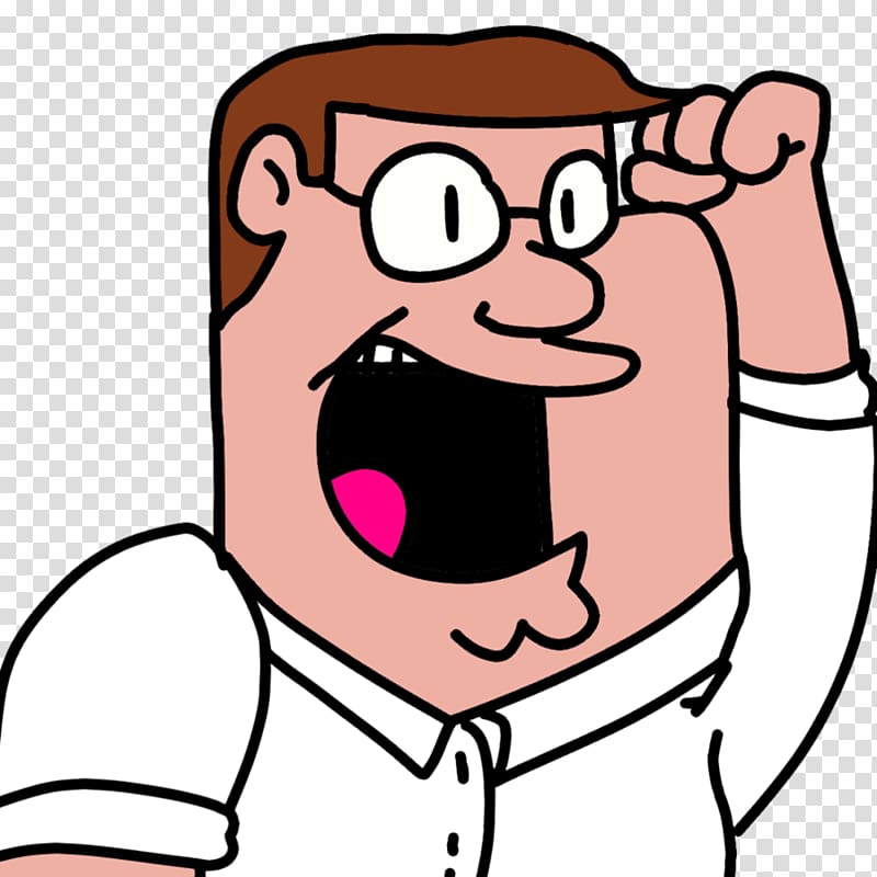 Cheek Thumb Smile , peter griffin transparent background PNG clipart