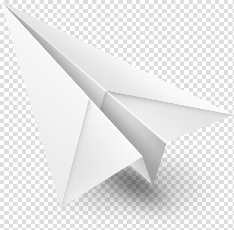 Paper plane transparent background PNG clipart