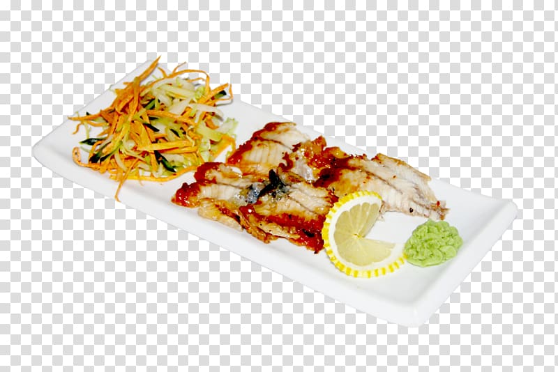 Japanese Cuisine Dish Recipe Garnish Seafood, eel sashimi transparent background PNG clipart