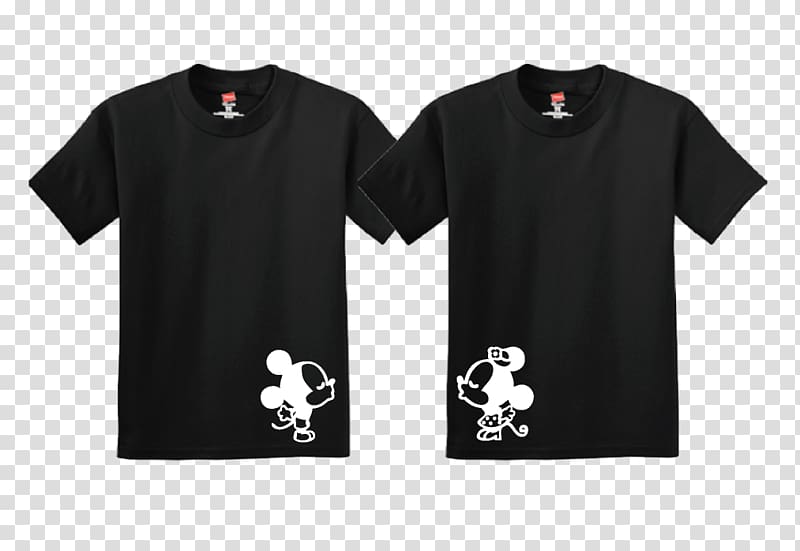 T-shirt Minnie Mouse Mickey Mouse Epic Mickey couple, T-shirt transparent background PNG clipart