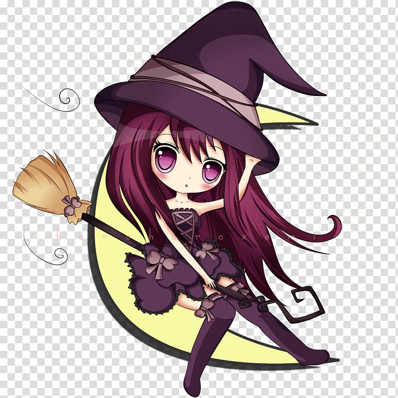 Halloween witch anime picture Yurufuwa girls... - Stock Illustration  [97362736] - PIXTA