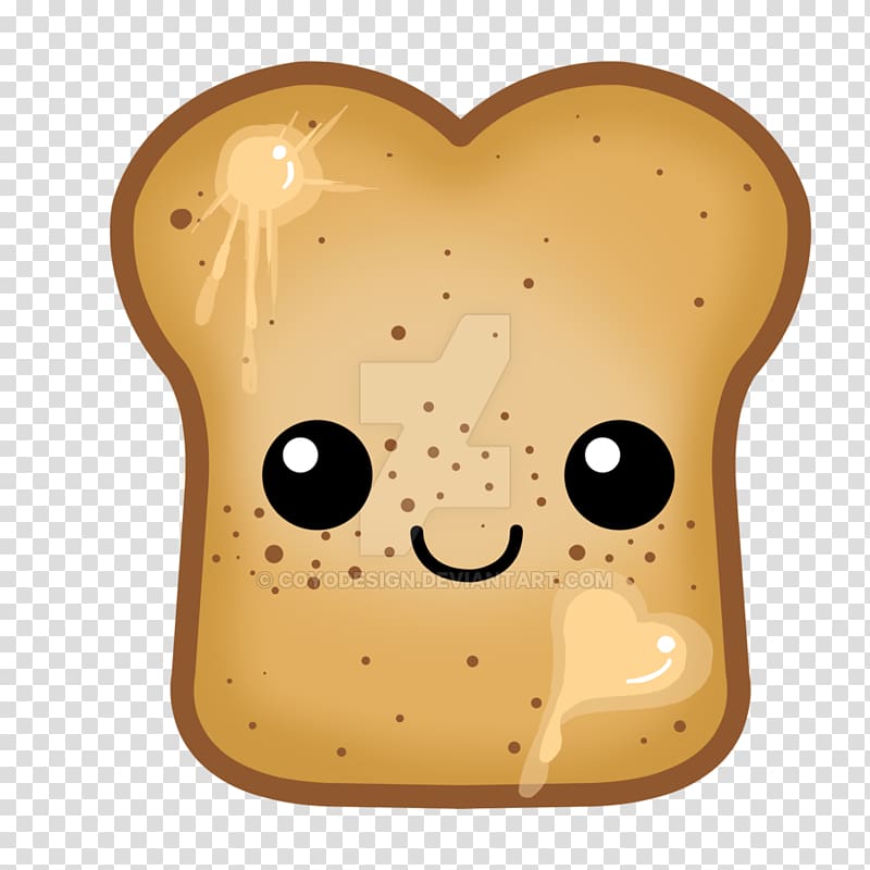 Toast Sticker TeePublic Food Art, toast transparent background PNG clipart