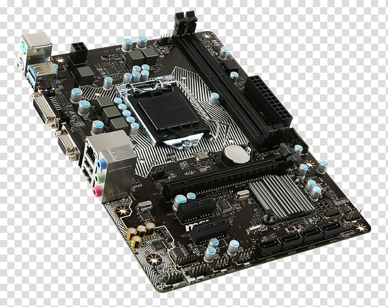 Intel LGA 1151 microATX DDR4 SDRAM Motherboard, intel transparent background PNG clipart