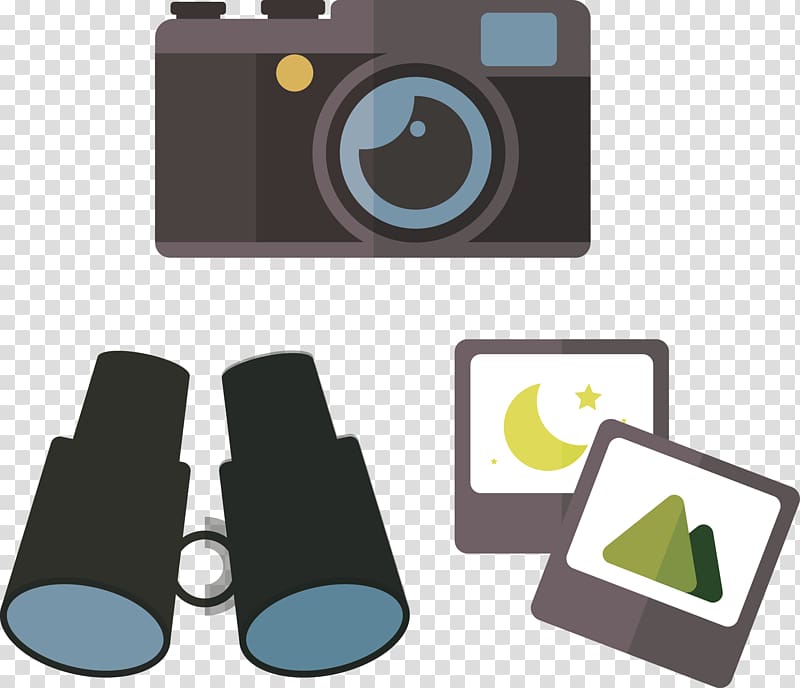 Flashcard, Telescope camera material transparent background PNG clipart