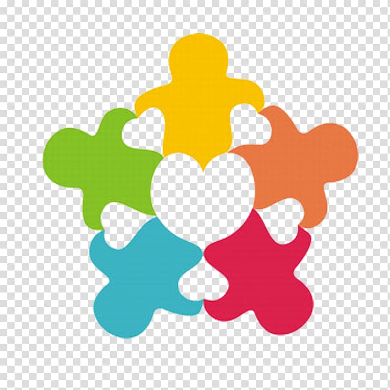 hand in hand color cooperation logo transparent background PNG clipart