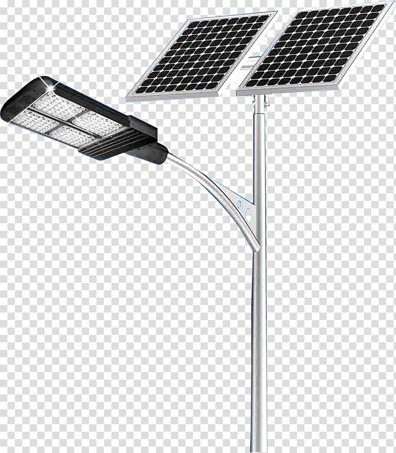 Solar street light LED street light LED lamp Solar lamp, Streetlight transparent background PNG clipart