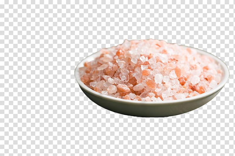 Himalayas Bialy Himalayan salt , The thick salt in the plate transparent background PNG clipart