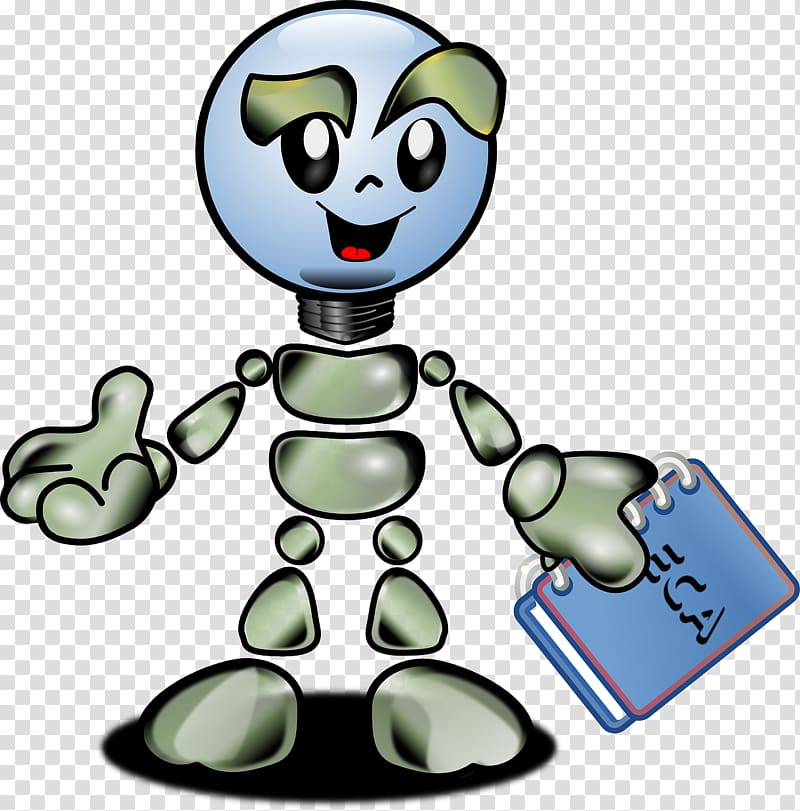 Robot Android Artificial intelligence Cyborg, Lamp people transparent background PNG clipart