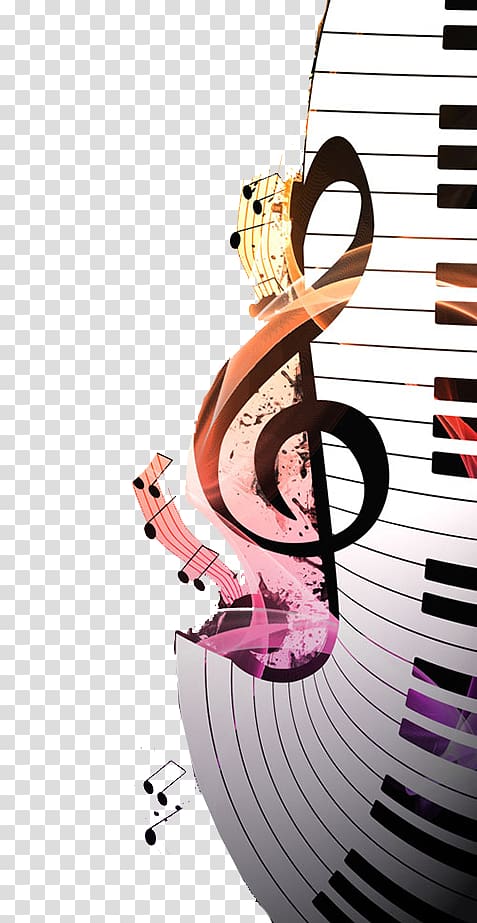 G-clef illustration, Guildhall School of Music and Drama Concert, Music notes piano transparent background PNG clipart