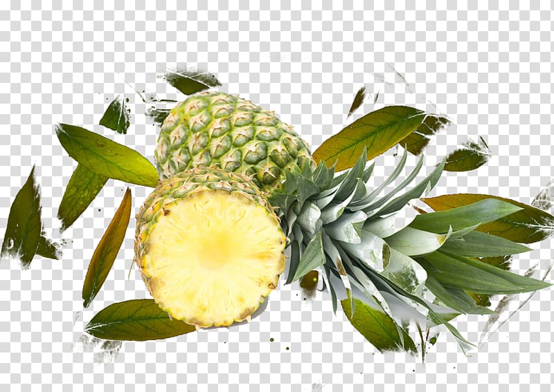 Pineapple Juice Fruit Leaf, Pineapple fruit pineapple leaves transparent background PNG clipart