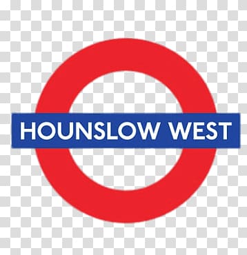 Hounslow West London Underground logo, Hounslow West transparent background PNG clipart