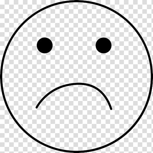 Coloring book Frown Face Smiley, Face transparent background PNG clipart