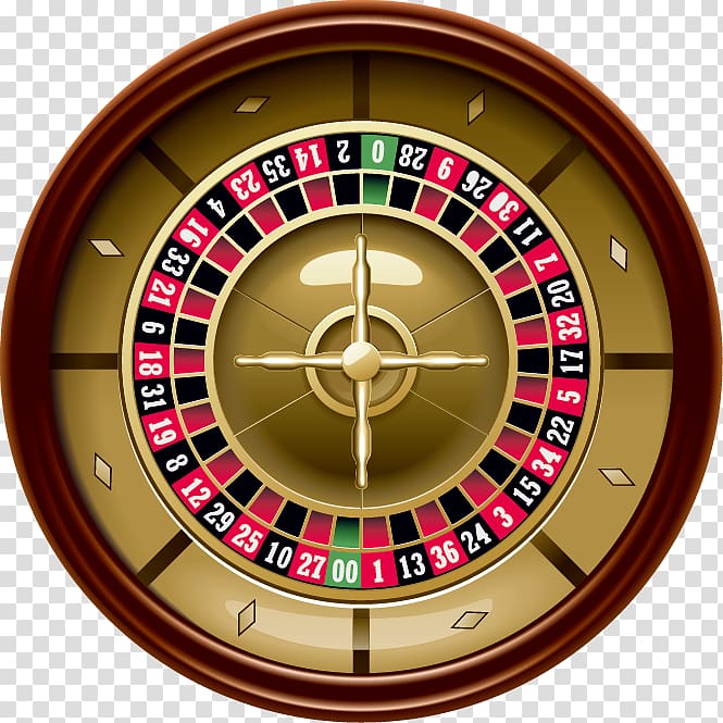 round red and brown roulette illustration, Blackjack Roulette Online Casino Casino game, Turntable transparent background PNG clipart