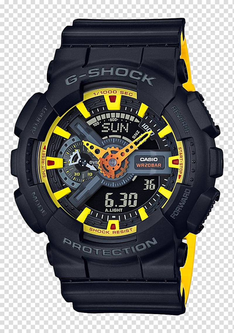 G-Shock GA100 Casio Shock-resistant watch, watch transparent background PNG clipart