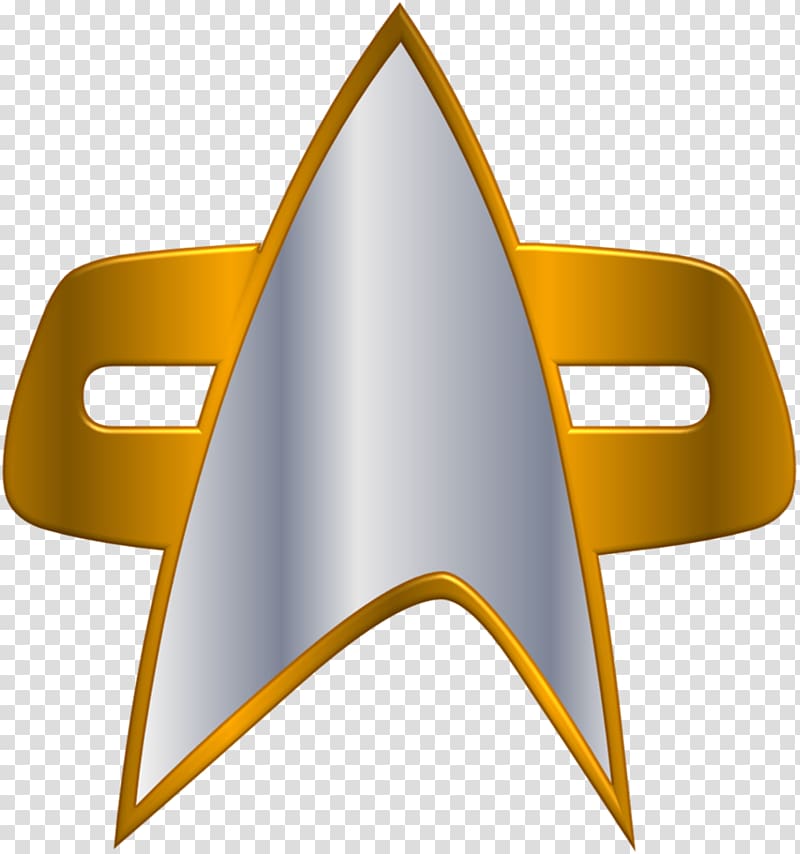 Starfleet 24th century Communicator Star Trek Badge, design transparent background PNG clipart