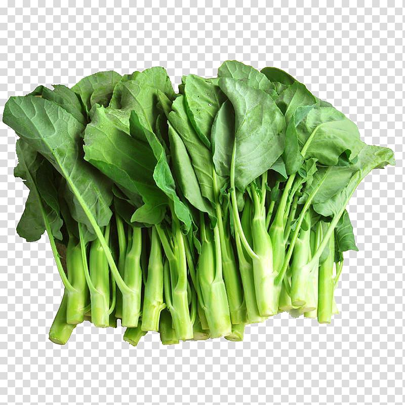 Chinese broccoli Brassica juncea Vegetable Kale, Kale stems and leaves transparent background PNG clipart