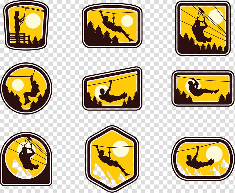 Zip-line Wire Icon, strop transparent background PNG clipart