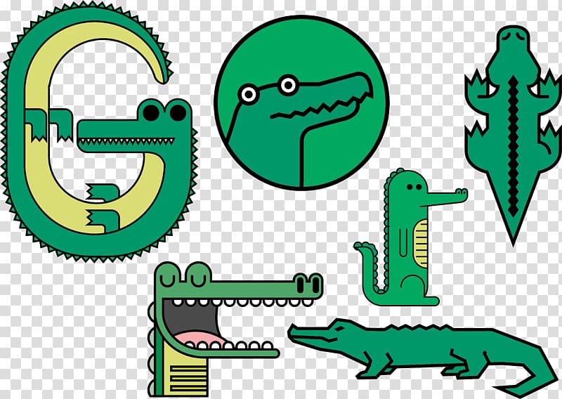 Crocodile Illustration transparent background PNG clipart