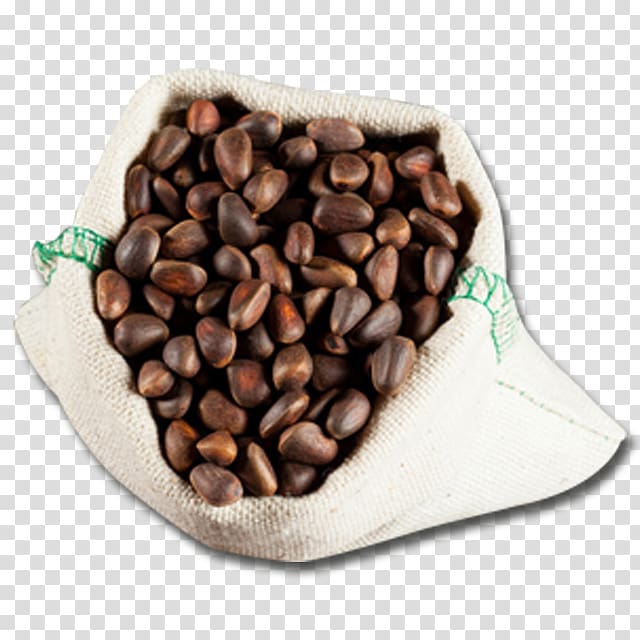 Pine nut Nuts Nalewka Hazelnut, Coffee Sack transparent background PNG clipart