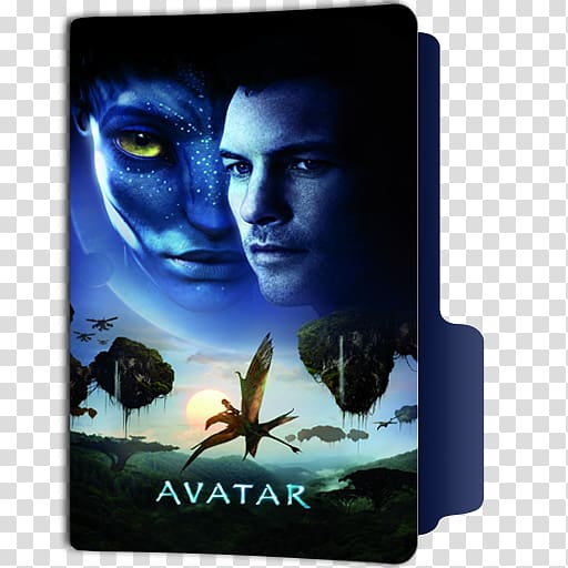 James Cameron Avatar Poster 3D film, Avatar folder transparent background PNG clipart