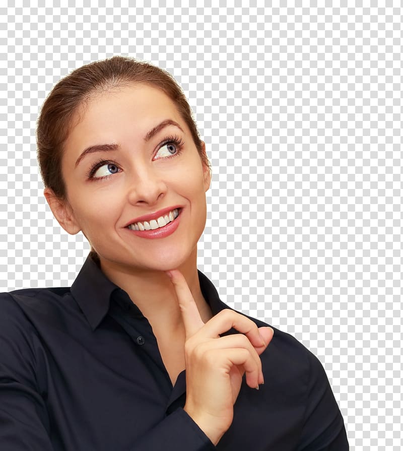 footage Fotosearch , thinking woman transparent background PNG clipart