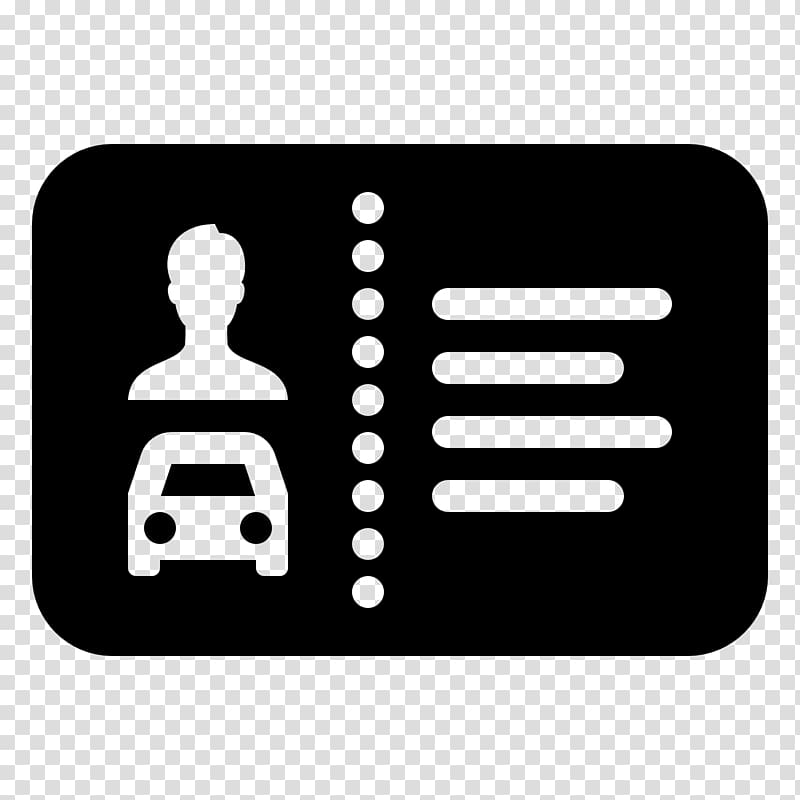 black and blue card art, Car Driver\'s license Computer Icons Driving, driver transparent background PNG clipart