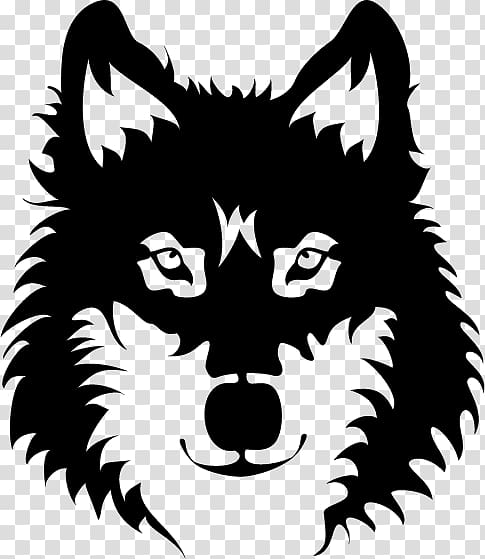 Black wolf Arctic wolf , cartoon wolf transparent background PNG clipart