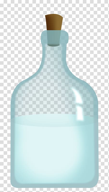 Glass bottle Transparency and translucency, Green bottle transparent background PNG clipart