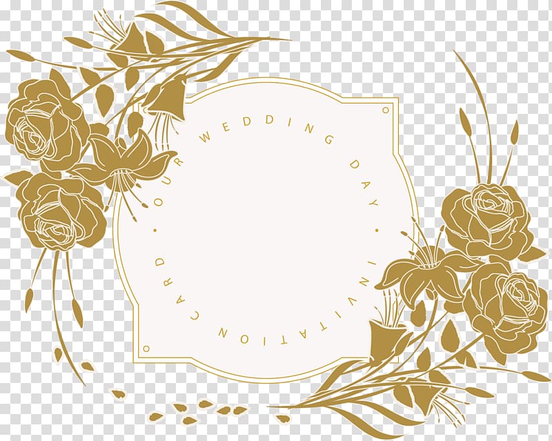 Wedding invitation Flower Floral design, Wedding Invitation Card, Your Wedding Day Invitation Card illustration transparent background PNG clipart