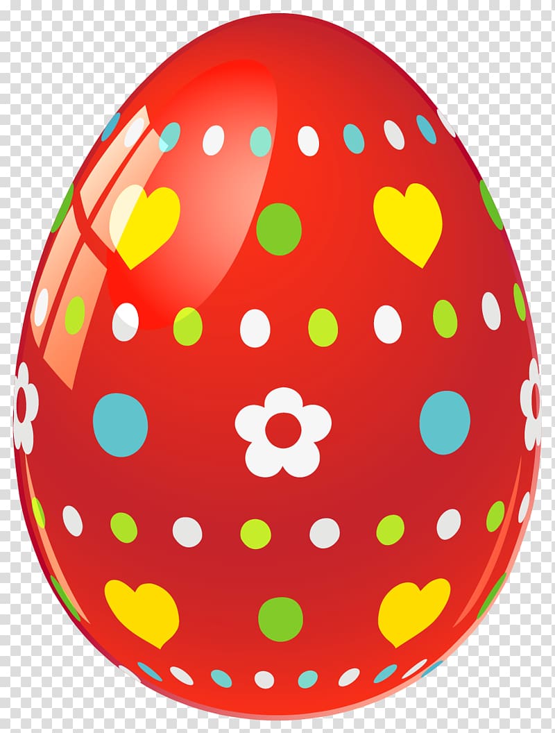 Red Easter egg , eggs transparent background PNG clipart