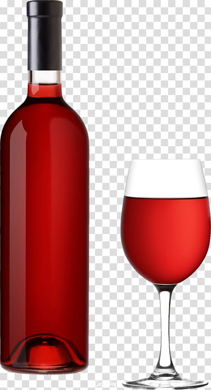 Red Wine Treehouse Vineyards Cognac Bottle, Cup red wine transparent background PNG clipart