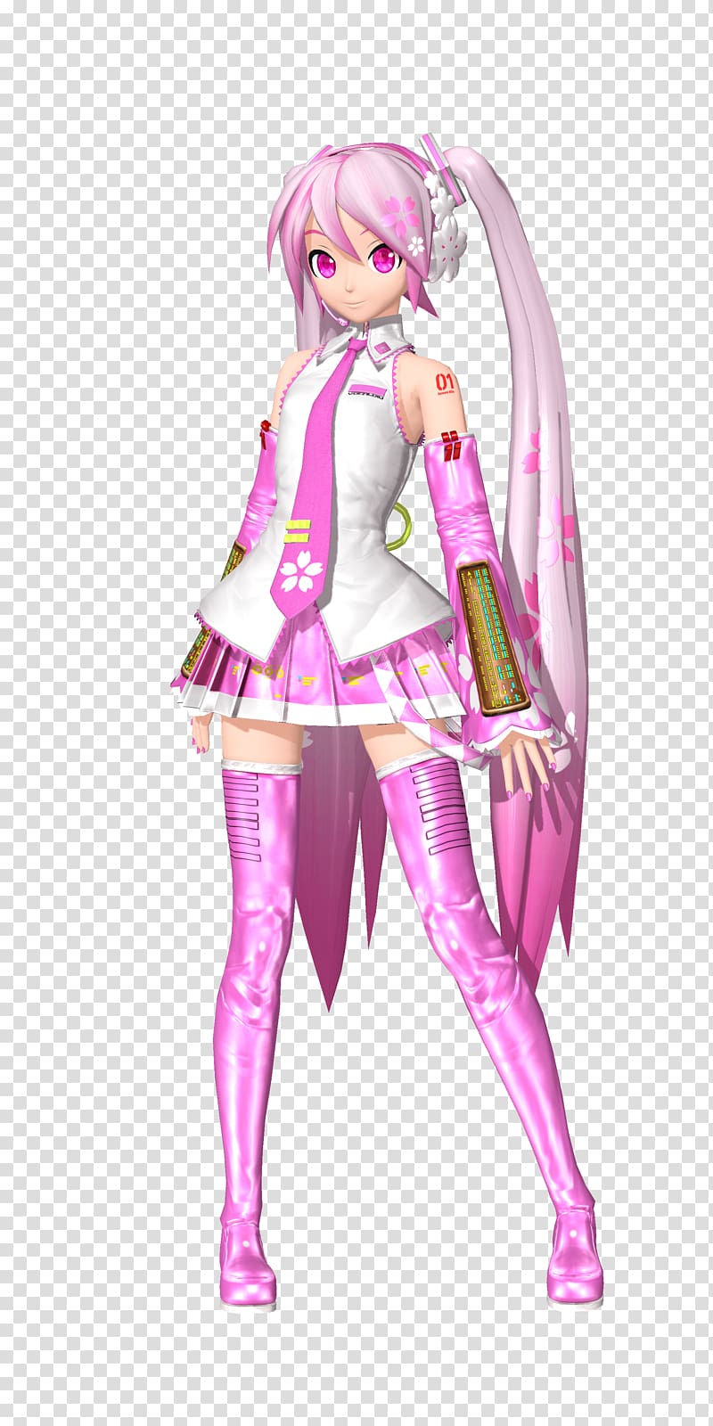 Costume design Pink M Anime Character, arvore sakura transparent background PNG clipart