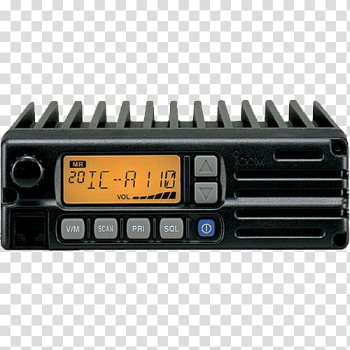 Airband Two-way radio Transceiver Icom Incorporated Walkie-talkie, radio transparent background PNG clipart
