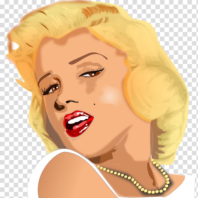 White dress of Marilyn Monroe Actor Pop art, Mastercard transparent background PNG clipart