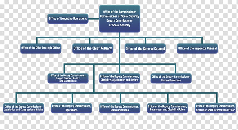 Organizational chart Social Security Administration Diagram, organization chart transparent background PNG clipart