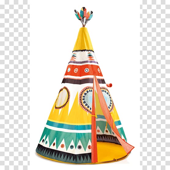 Tipi Djeco Child Game Tent, Boho teepee transparent background PNG clipart