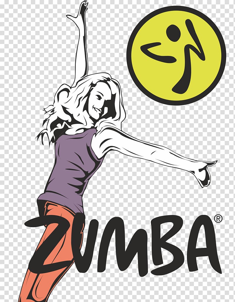 Dancing woman illustration, Zumba Physical fitness Dance Physical