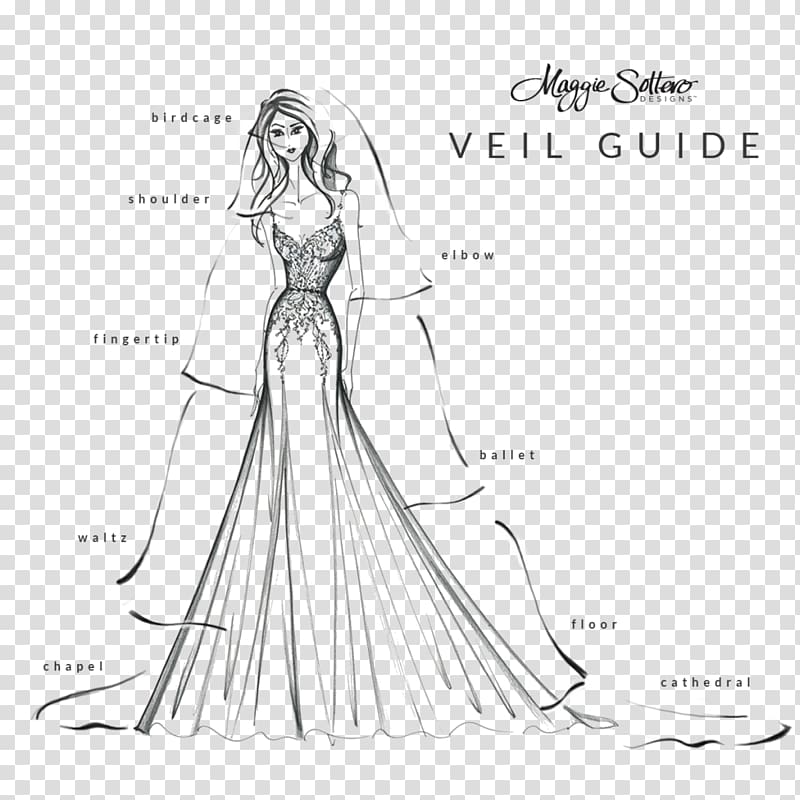 Wedding dress Veil Bride, bride transparent background PNG clipart