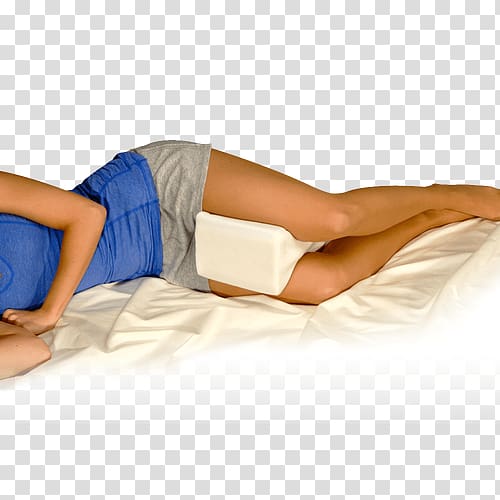 Contour leg pillow Knee Cushion Human leg, pillow transparent background PNG clipart