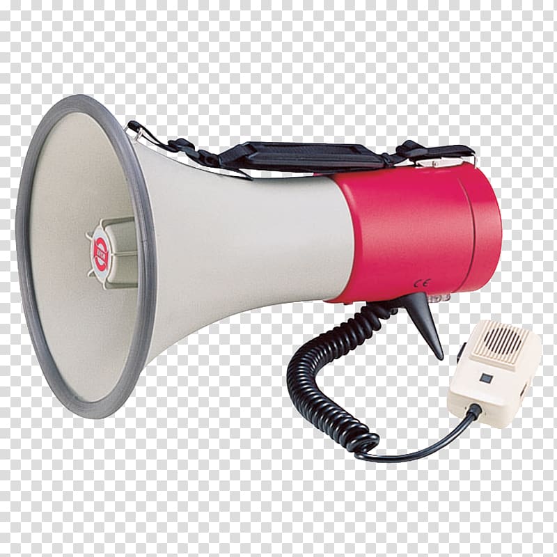 Megaphone Loudspeaker Sound Horn Siren, Megaphone transparent background PNG clipart