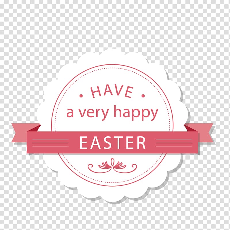 Easter Bunny Easter Rising Quotation Saying, Easter lace decoration transparent background PNG clipart