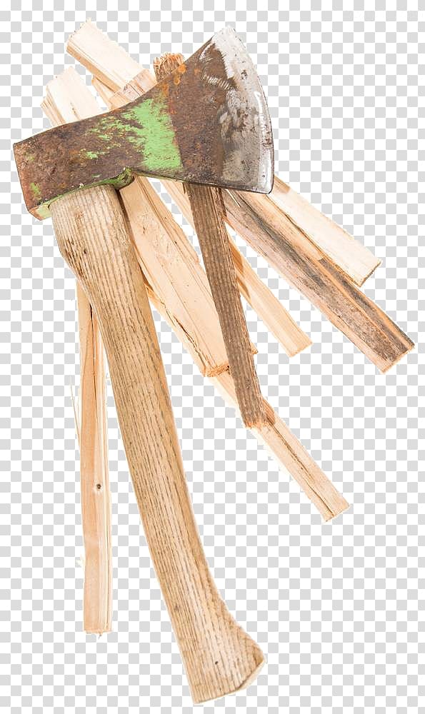 Axe Firewood , Firewood and ax transparent background PNG clipart