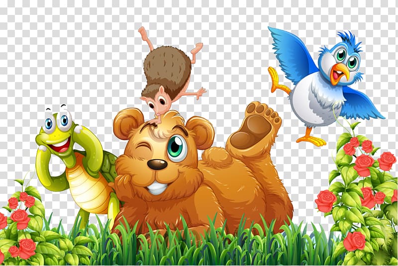 forest animals transparent background PNG clipart