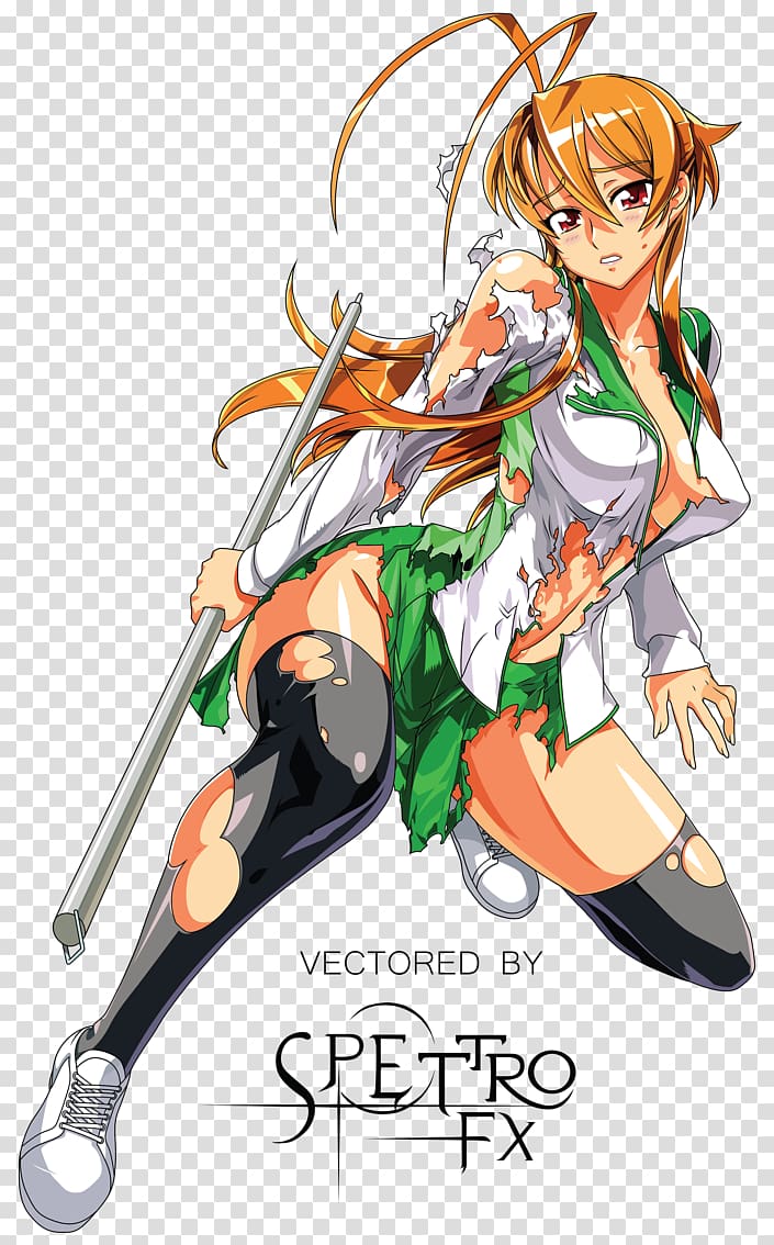 Highschool Of The Dead Anime Mangaka Art PNG, Clipart, Anime, Art, Cartoon,  Character, Drawing Free PNG