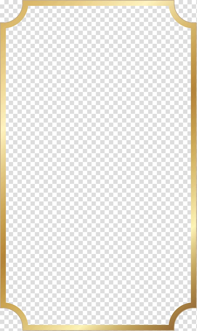 Gold Icon, Gold frame, gold-colored frame transparent background PNG clipart